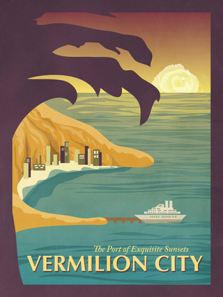 Illustration for article titled These Pokemon Travel Posters Will Make You Want To Vacation In Kanto